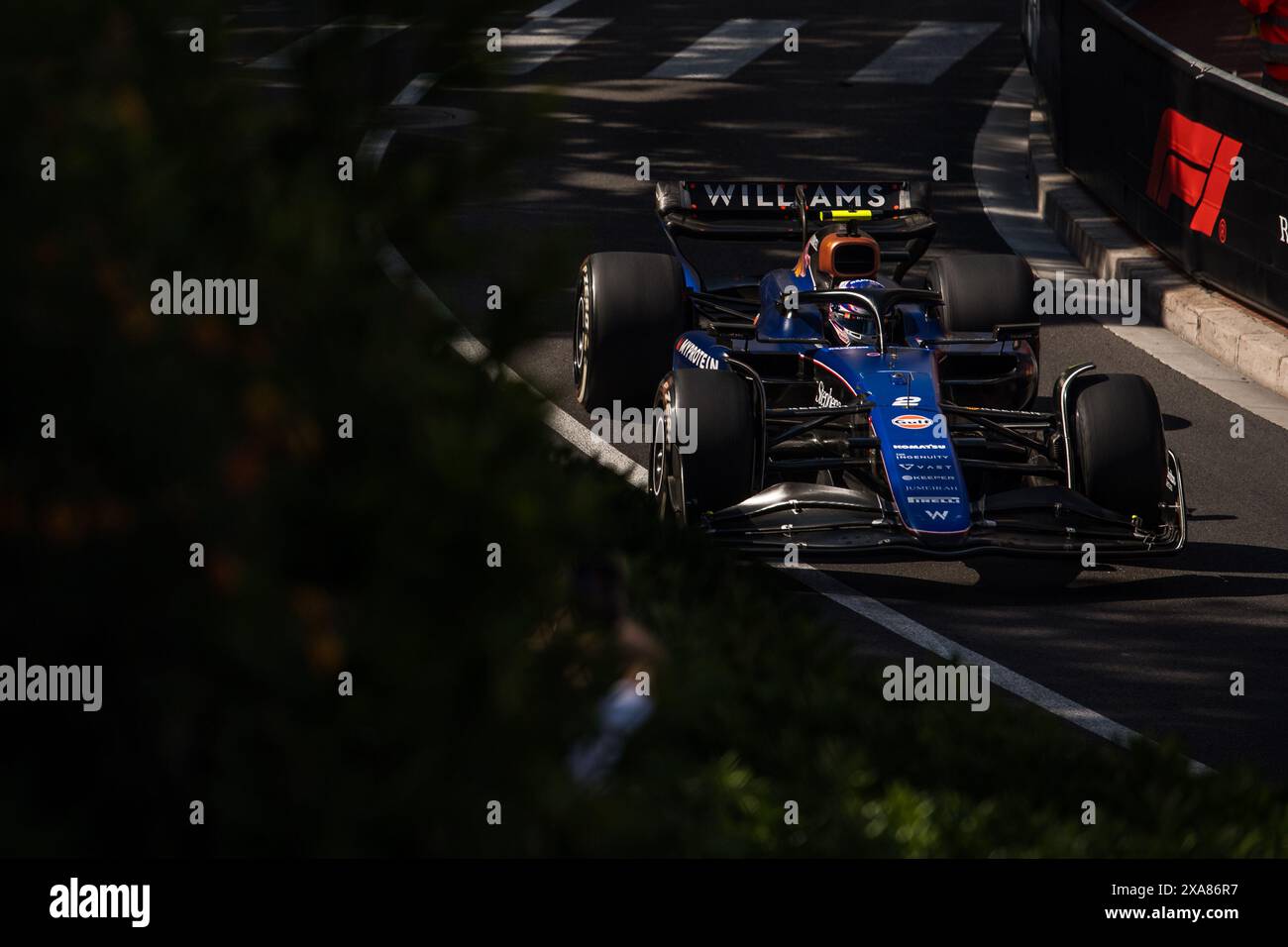 Monte-Carlo, Monaco - 26. MAI 2024, #2 Logan Sargeant (USA, Williams), Formel 1 Grand Prix von Monaco 2024 Stockfoto
