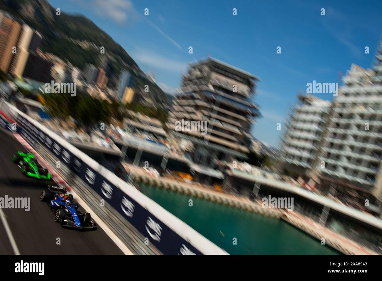 Monte-Carlo, Monaco - 26. MAI 2024, #2 Logan Sargeant (USA, Williams), Formel 1 Grand Prix von Monaco 2024 Stockfoto