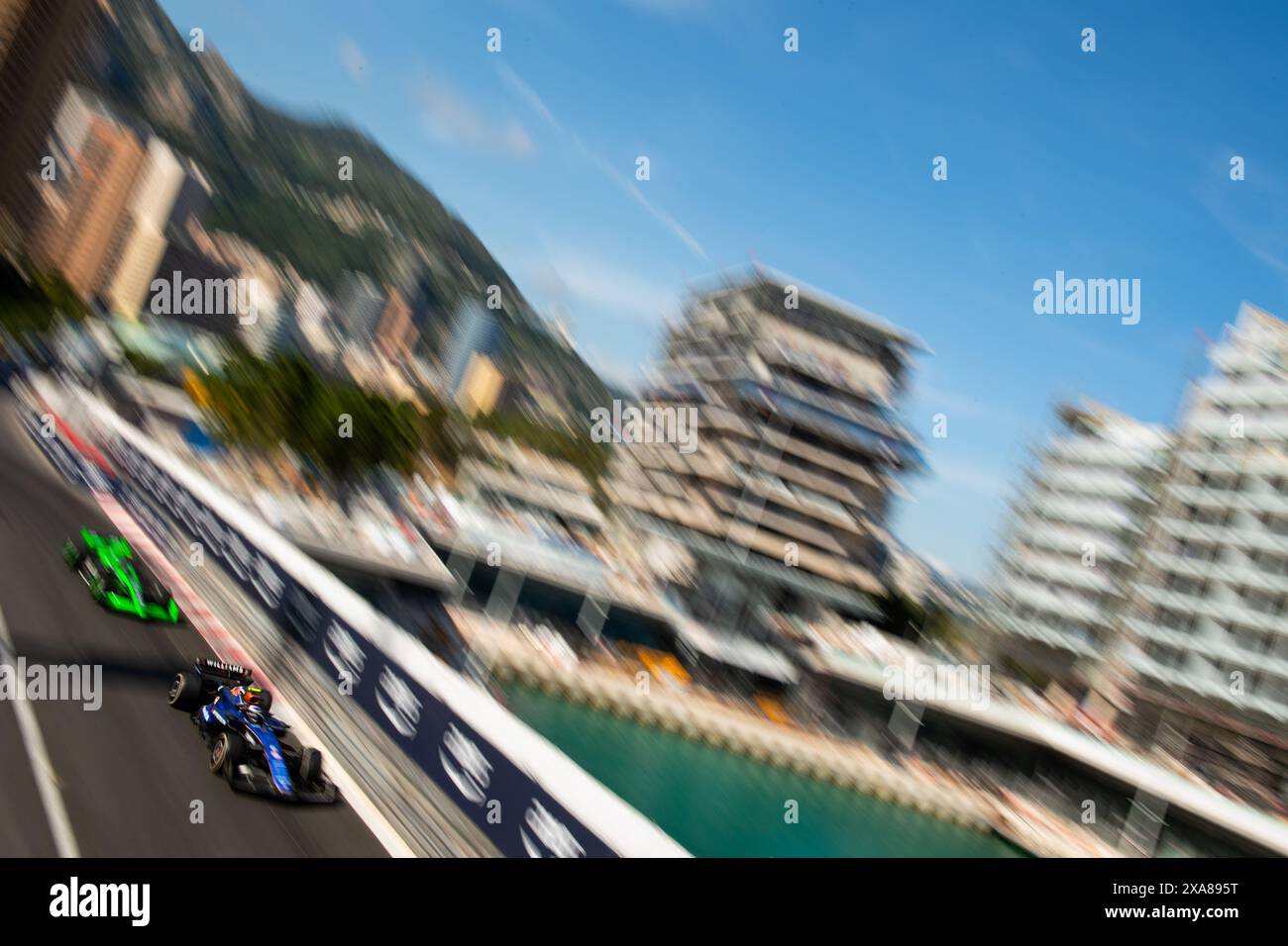 Monte-Carlo, Monaco - 26. MAI 2024, #2 Logan Sargeant (USA, Williams), Formel 1 Grand Prix von Monaco 2024 Stockfoto