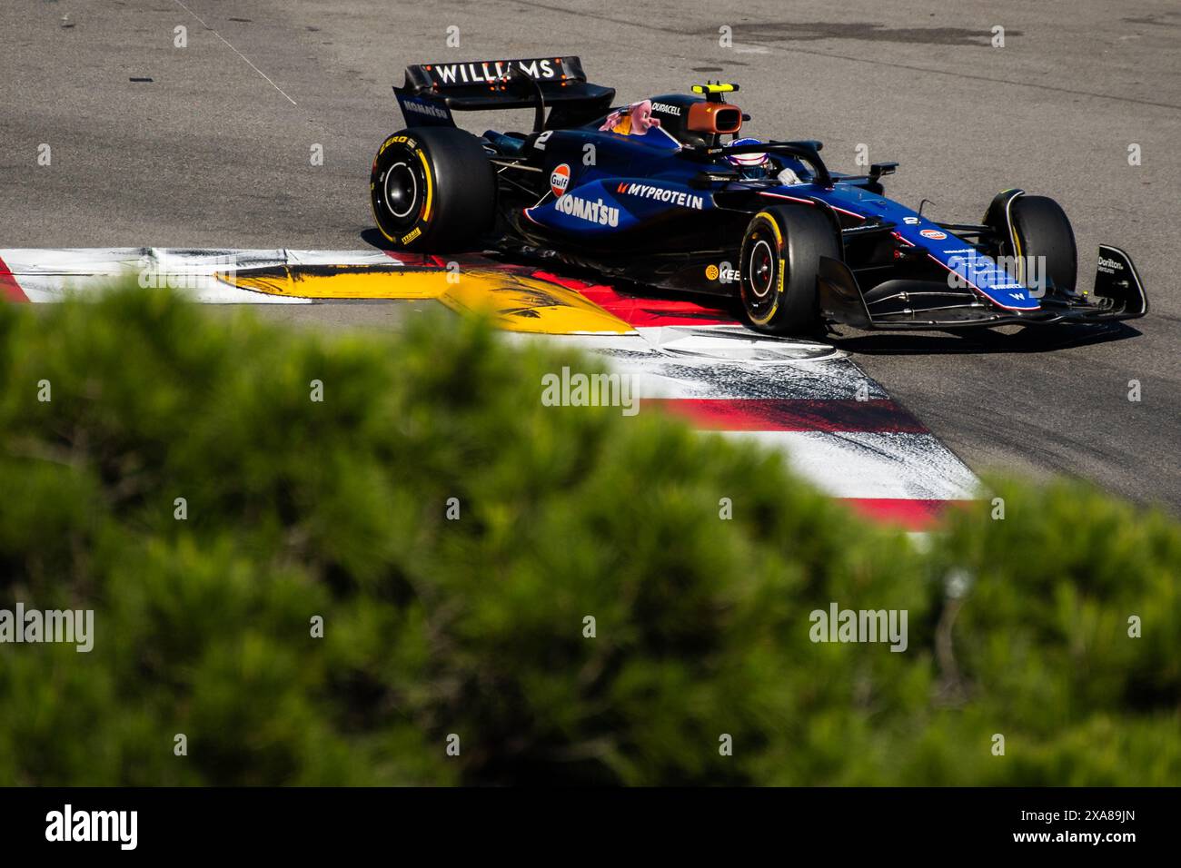 Monte-Carlo, Monaco - 26. MAI 2024, #2 Logan Sargeant (USA, Williams), Formel 1 Grand Prix von Monaco 2024 Stockfoto