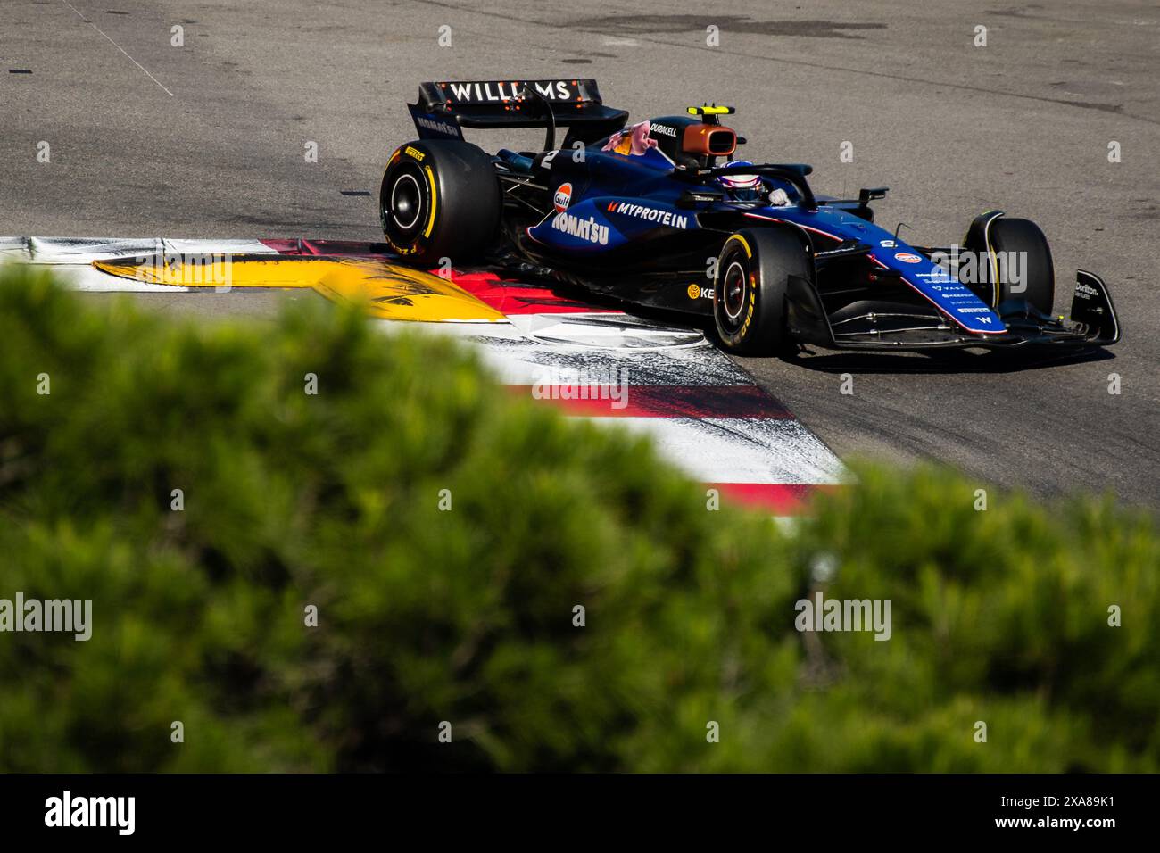 Monte-Carlo, Monaco - 26. MAI 2024, #2 Logan Sargeant (USA, Williams), Formel 1 Grand Prix von Monaco 2024 Stockfoto