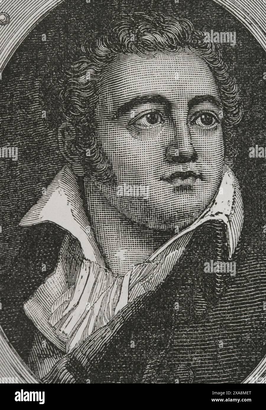 Georges Cadoudal (1771-1804). Französischer konterrevolutionärer Politiker, Führer der Chouannerie während der Französischen Revolution. Hochformat. Zeichnung von Liénard. Gravur. "Geschichte der Französischen Revolution". Band I, 1876. Stockfoto Georges Cadoudal (1771-1804). Französischer konterrevolutionärer Politiker, Führer der Chouannerie während der Französischen Revolution. Hochformat. Zeichnung von Liénard. Gravur. "Geschichte der Französischen Revolution". Band I, 1876. Stockfoto