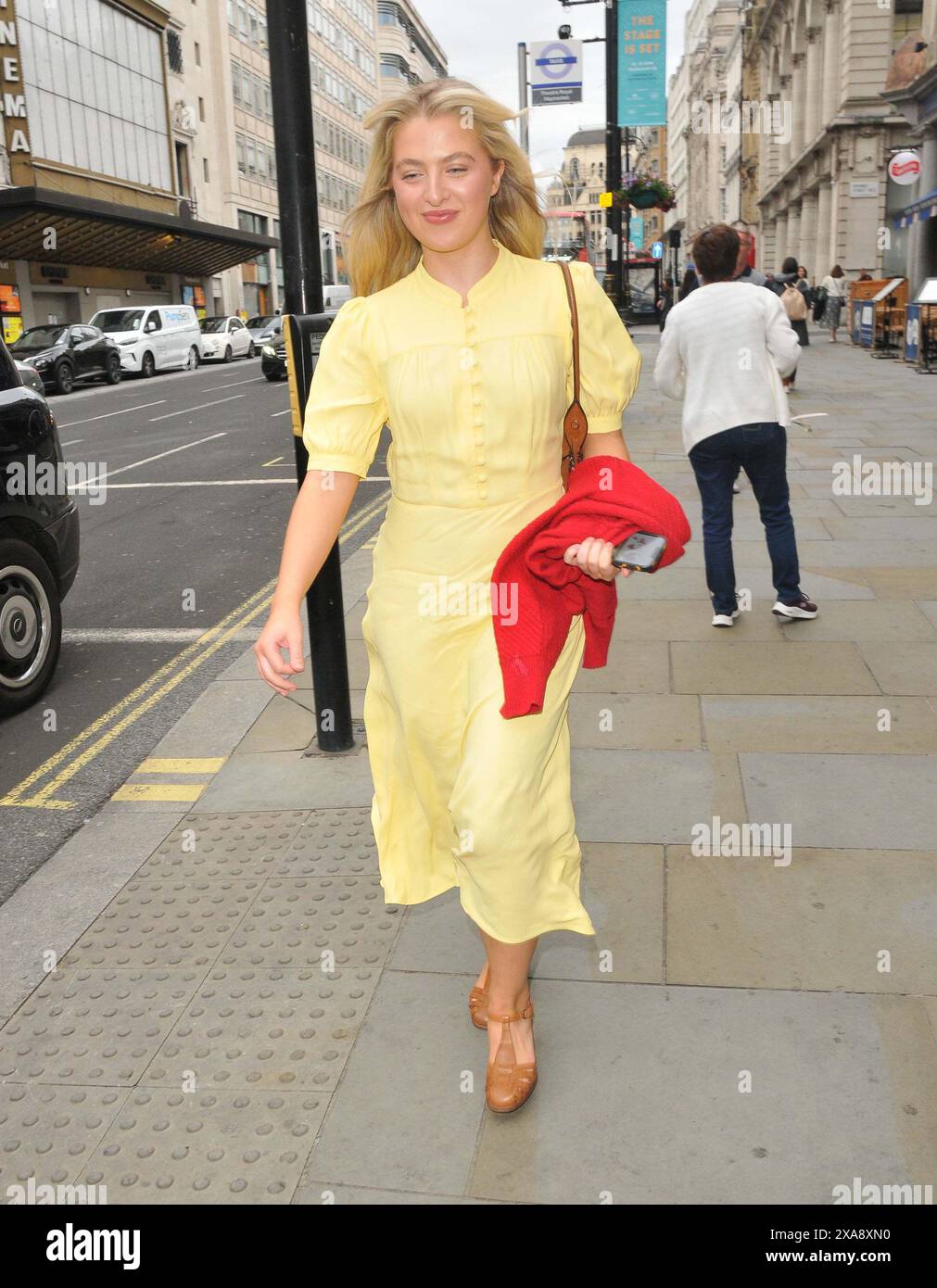 London, Großbritannien. Juni 2024. ANAIS Gallagher bei der „A View from the Bridge“-Vorstellung Presss Night, Theatre Royal Haymarket, Suffolk Street, am Dienstag, den 4. Juni 2024 in London, England, Großbritannien. CAP/CAN ©CAN/Capital Pictures Credit: Capital Pictures/Alamy Live News Stockfoto