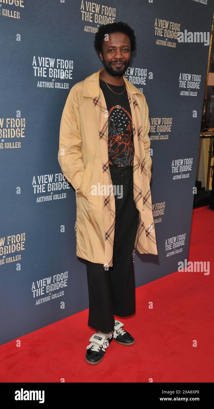 London, Großbritannien. Juni 2024. Omari Douglas beim Theaterstück Presss Night, Theatre Royal Haymarket, Suffolk Street, am Dienstag, den 4. Juni 2024 in London, England, Großbritannien. CAP/CAN ©CAN/Capital Pictures Credit: Capital Pictures/Alamy Live News Stockfoto