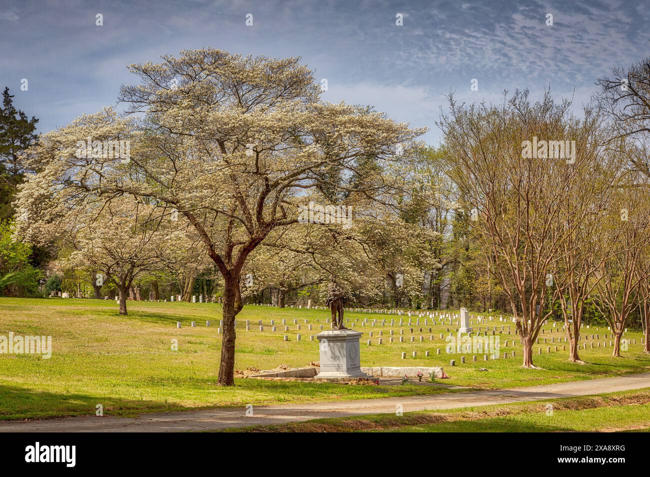 Konföderierten Friedhof Stockfoto