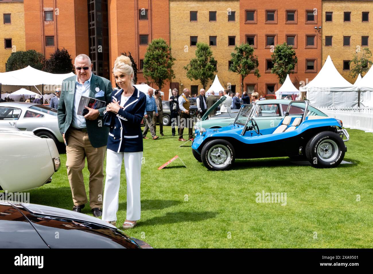 1977 Meyers Mank Beach Buggy beim London Concours 2024 bei der Honourable Artillery Company in der City of London UK Stockfoto