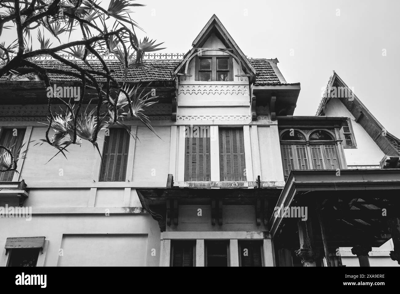 Haus von Ipiranga, altes historisches Gebäude in Petropolis, Rio de Janeiro, Brasilien. Mai 2024. Stockfoto