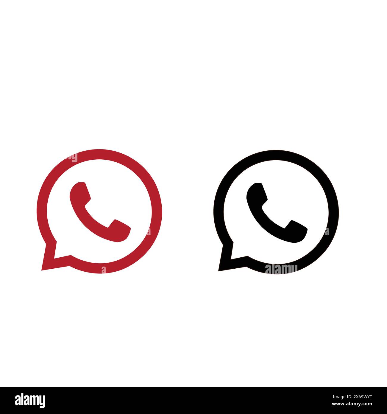 WhatsApp-Symbol Stock Vektor