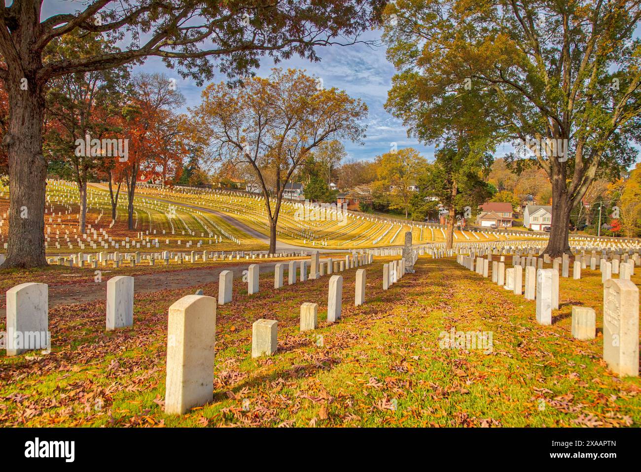 Konföderierten Friedhof Stockfoto