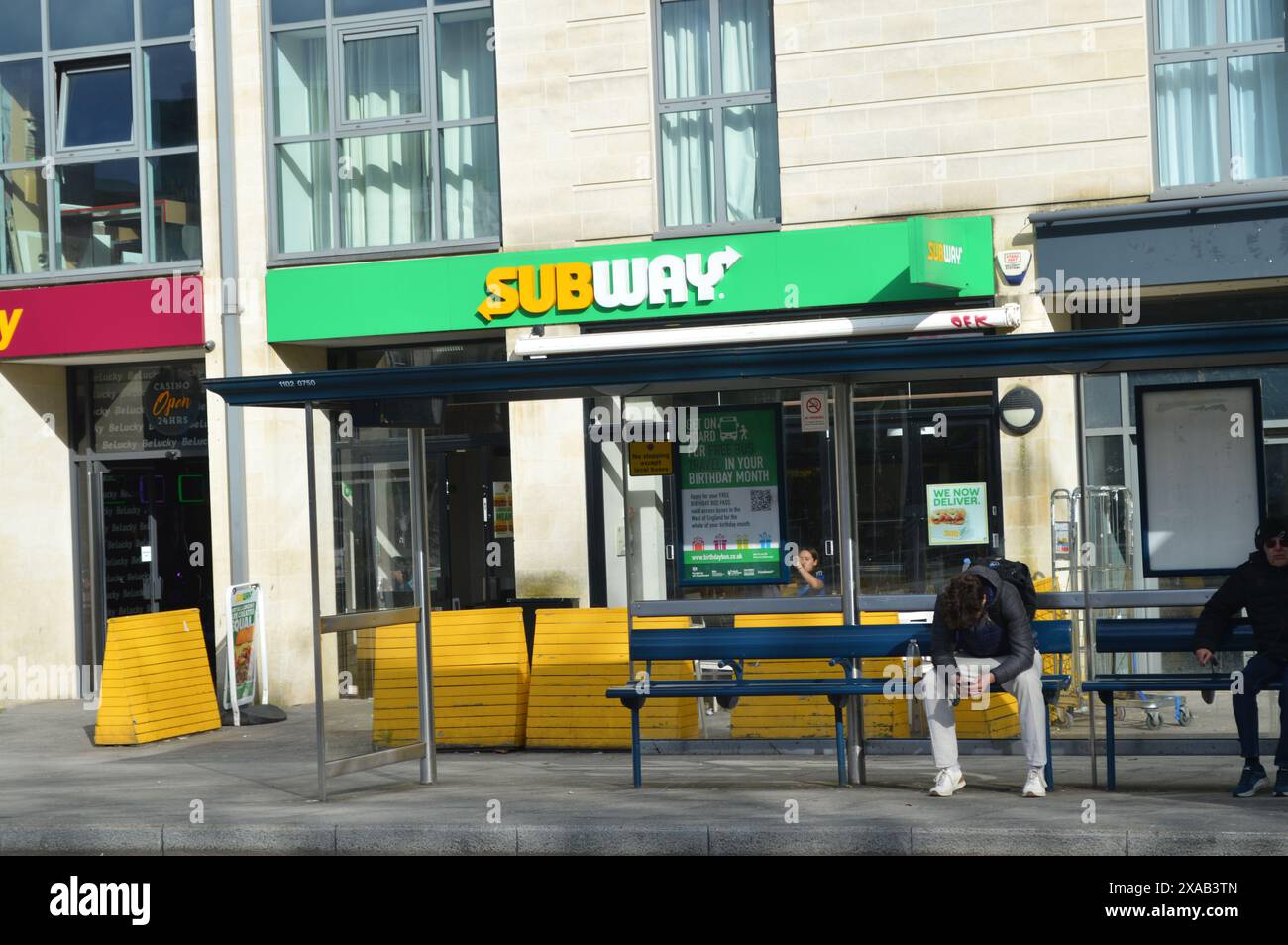 U-Bahn Outlet in Broad Quay, Bristol, England, Großbritannien. Februar 2024. Stockfoto