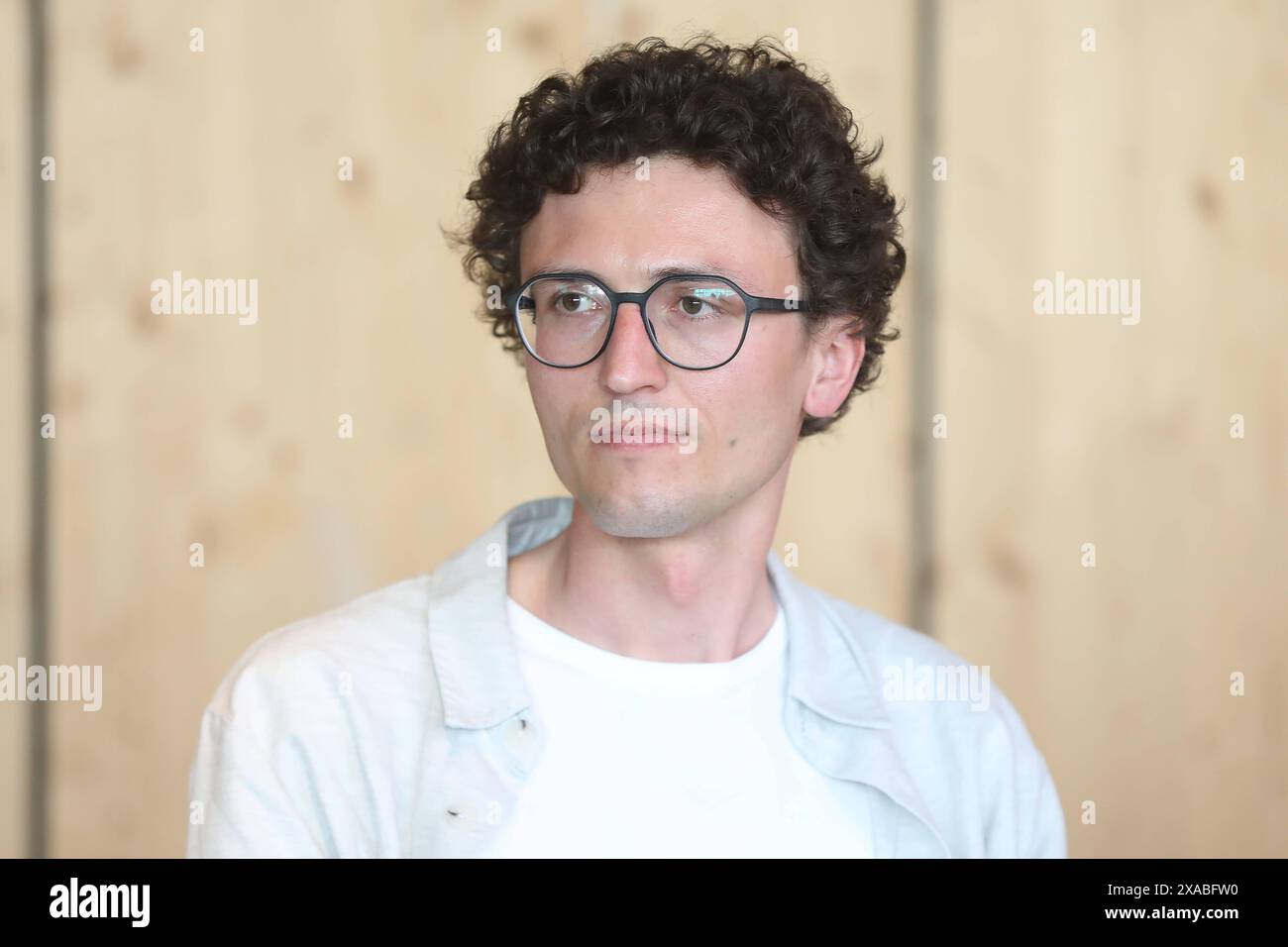 Berlin, Deutschland, 29.05.2024: Station: Digitalmesse re:publica - Tag 3: Leon Beck, Projektkoordination Abriss-Atlas Architects for Future Deutschland e.V. *** Berlin, Deutschland, 29 05 2024 Station Digital Fair re publica Day 3 Leon Beck, Projektkoordination Abriss Atlas Architects for Future Deutschland e V Copyright: XdtsxNachrichtenagenturx dts 38453 Stockfoto