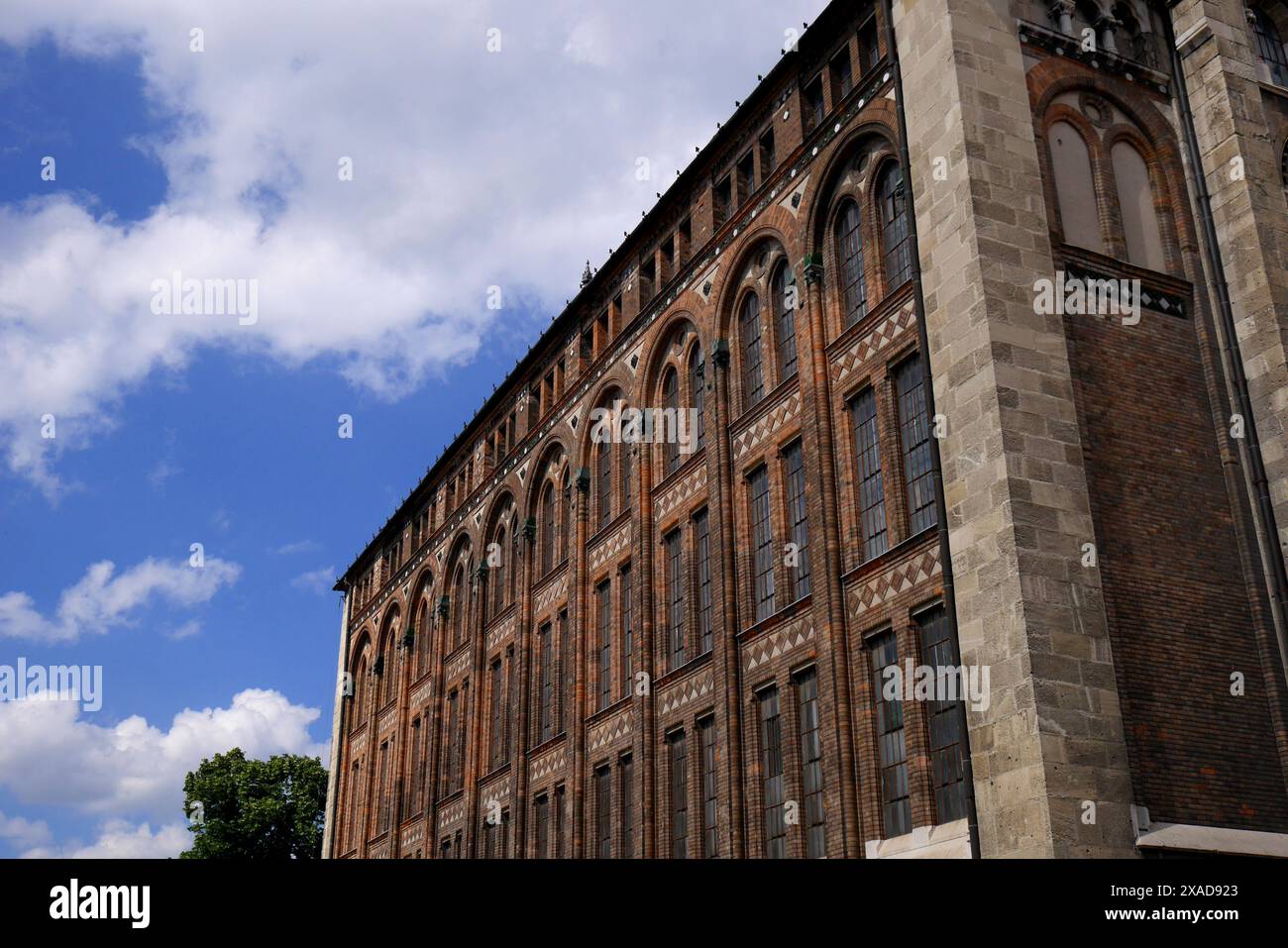 Nationalarchiv von Ungarn (Magyar Nemzeti Levéltár), Burgbezirk (Var), Budapest, Ungarn Stockfoto