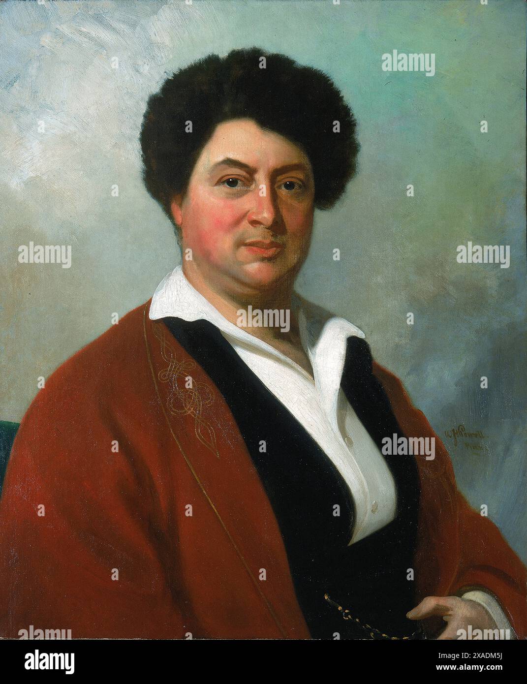Alessandro Dumas von William Henry Powell im Jahr 1855 Stockfoto