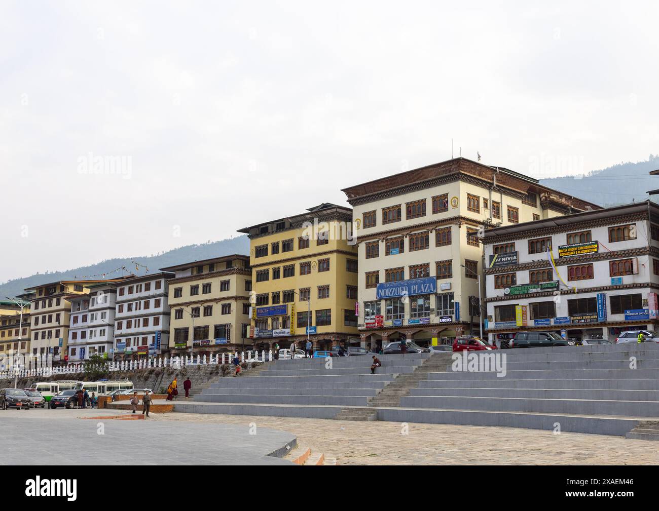 Uhrenturmplatz, Chang Gewog, Thimphu, Bhutan Stockfoto