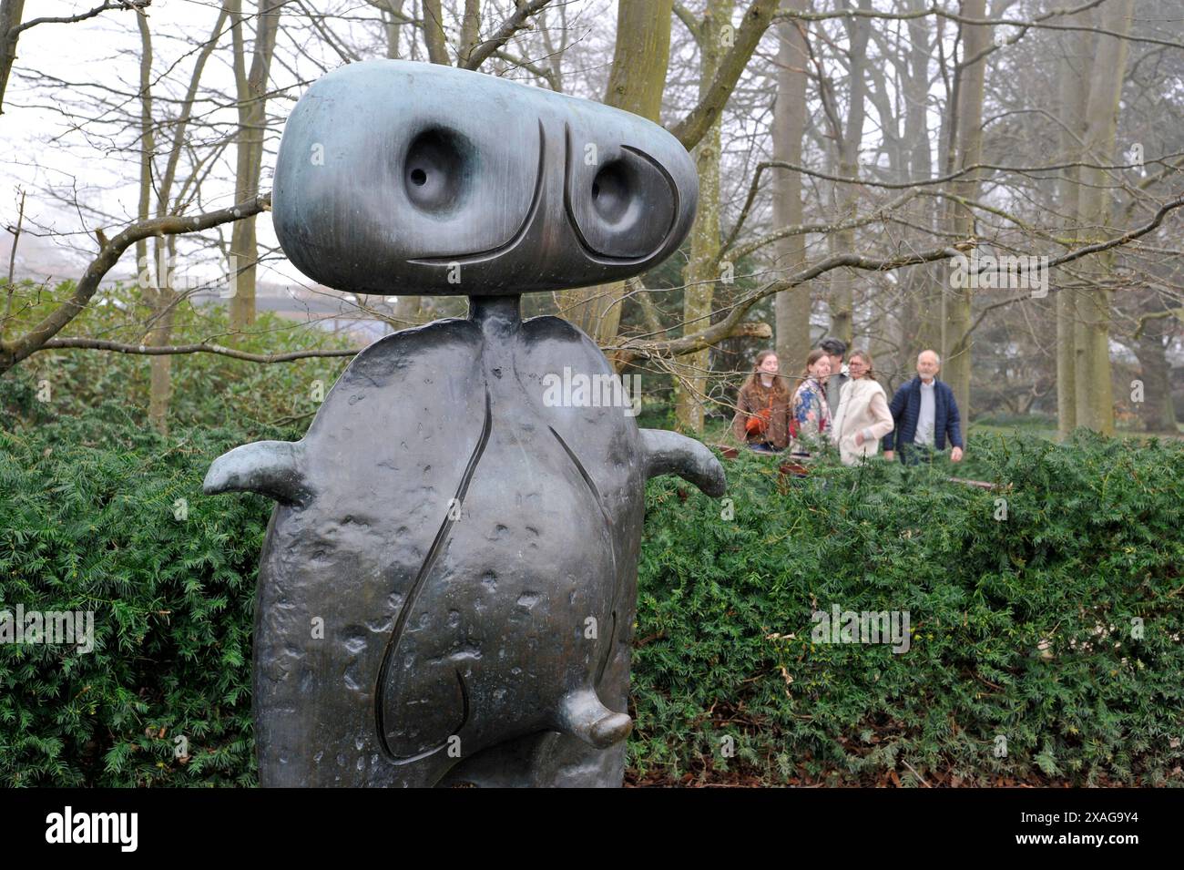 Skulptur, Garten, Louisiana Museum of Modern Art in der Nähe von Kopenhagen in Dänemark, EU Stockfoto