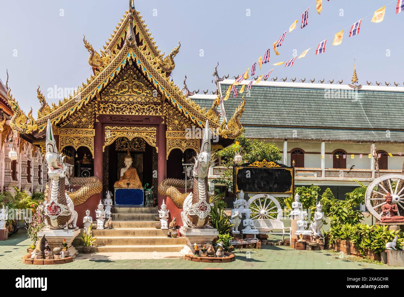 Wat Loi Kroh, Chiang Mai, Thailand Stockfoto