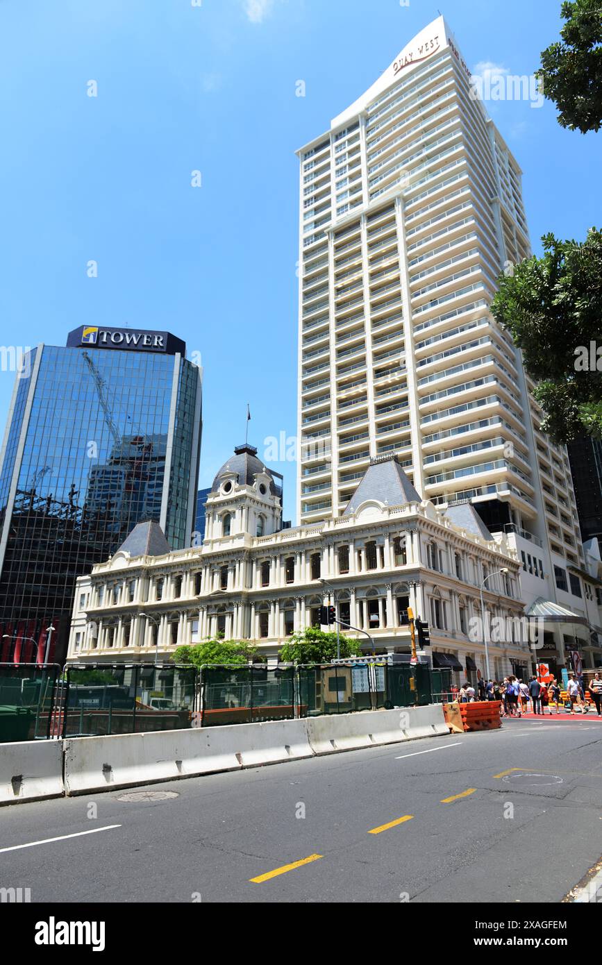 Das Sebel Quay West Hotel in Auckland, Neuseeland. Stockfoto