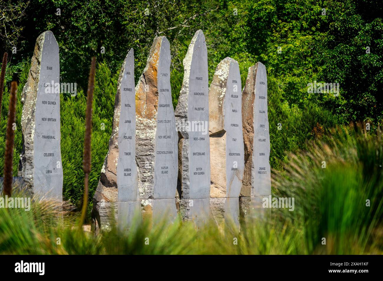 Prisoner of war Memorial, Botanische Gärten, Ballarat, Victoria Stockfoto