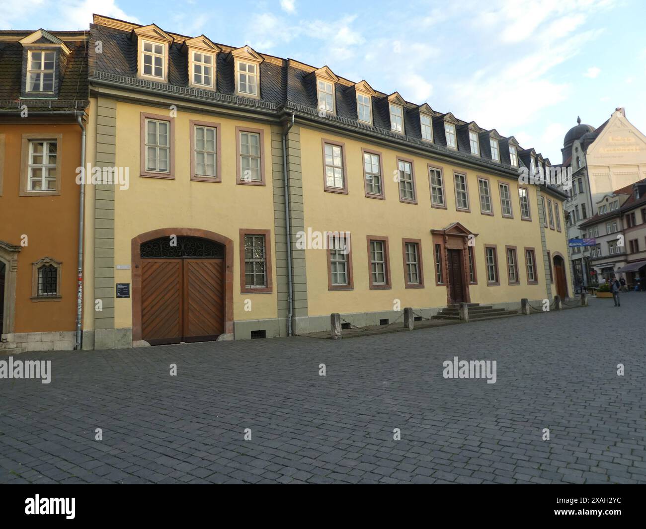 Goethehaus in Weimar in diesem Haus am Frauenplan lebte Johann Wolfgang von Goethe 50 Jahre lang bis zu seinem Tod im Jahre 1832. *** Goethe-Haus in Weimar Johann Wolfgang von Goethe lebte in diesem Haus nach dem Frauenplan 50 Jahre bis zu seinem Tod 1832 Copyright: XStopperx/xEibner-Pressefotox EP_asr Stockfoto