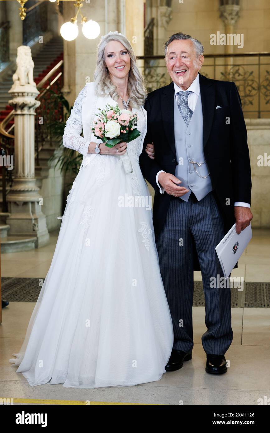 Wien, Österreich. Juni 2024. ABD0025 20240601 - die Hochzeit von ...