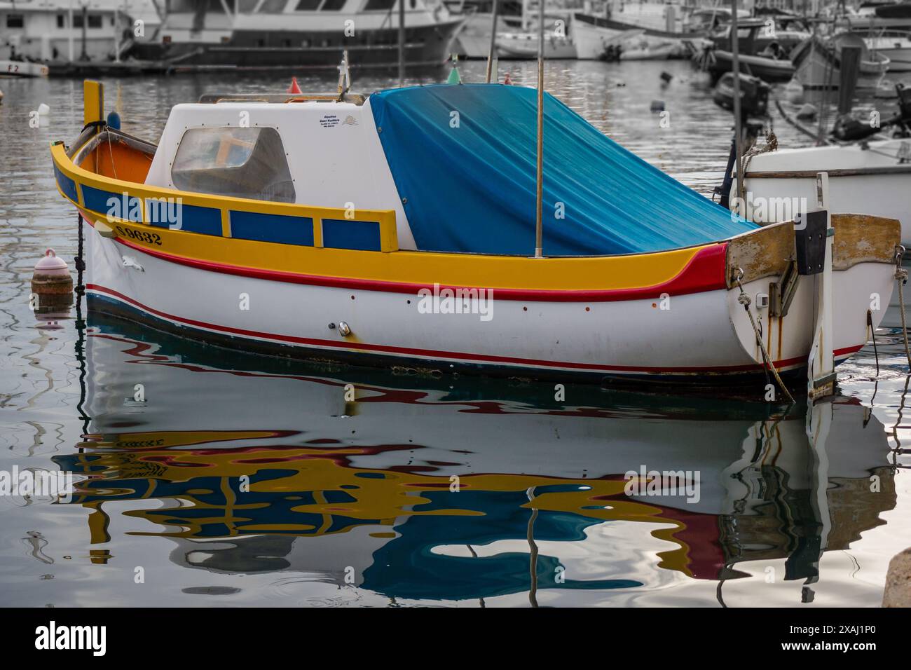 Angelboot/Fischerboot Stockfoto