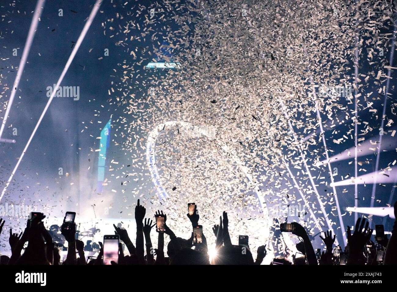 Torino, Italien. 2024 spielte die amerikanische Band 30 Seconds to Mars live auf der Bühne der Inalpi Arena Turin. Anrede: Andrea Pinna Stockfoto