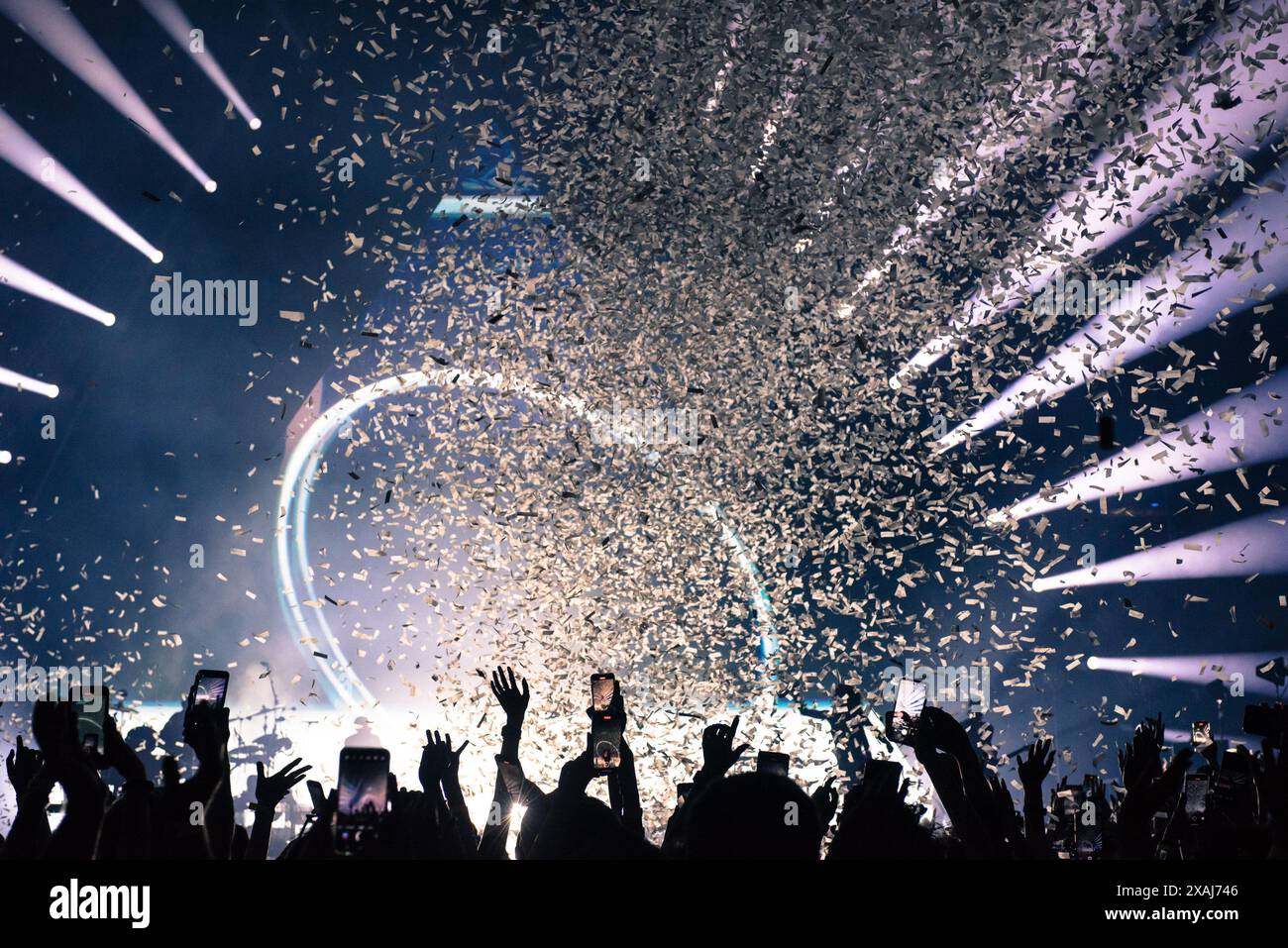 Torino, Italien. 2024 spielte die amerikanische Band 30 Seconds to Mars live auf der Bühne der Inalpi Arena Turin. Anrede: Andrea Pinna Stockfoto