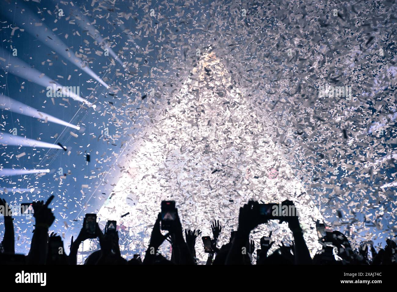 Torino, Italien. 2024 spielte die amerikanische Band 30 Seconds to Mars live auf der Bühne der Inalpi Arena Turin. Anrede: Andrea Pinna Stockfoto