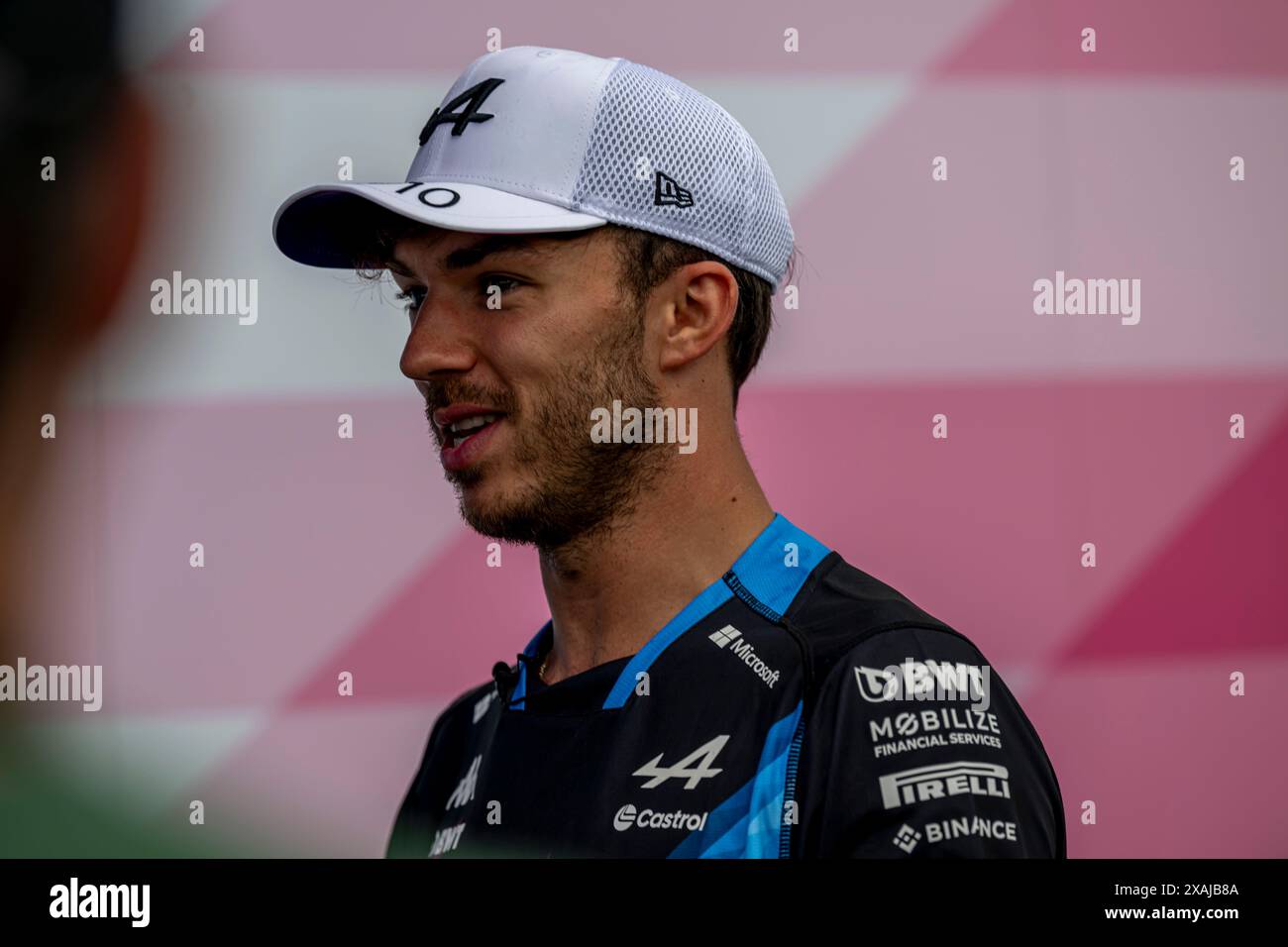 Montreal, Kanada, Juni 06, Pierre Gasly, aus Frankreich, konkurriert für Alpine. Der Aufstand, Runde 09 der Formel-1-Meisterschaft 2024. Quelle: Michael Potts/Alamy Live News Stockfoto