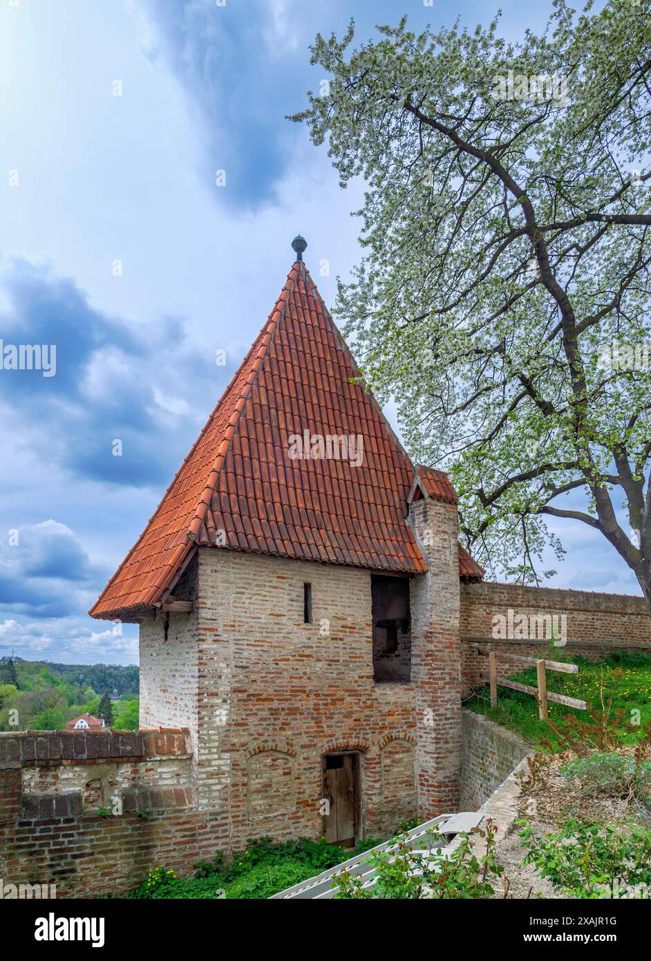 Historisches Schloss Trausnitz in Landshut, Niederbayern, Bayern, Deutschland, Europa Stockfoto