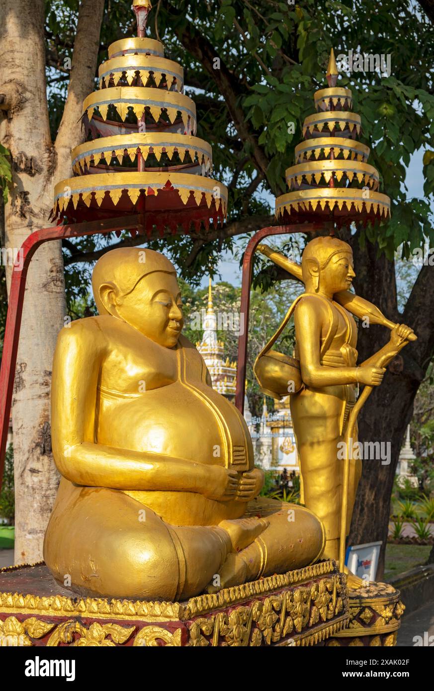 Wat Si Saket oder Sisaket Temple, Vientiane, Laos Stockfoto