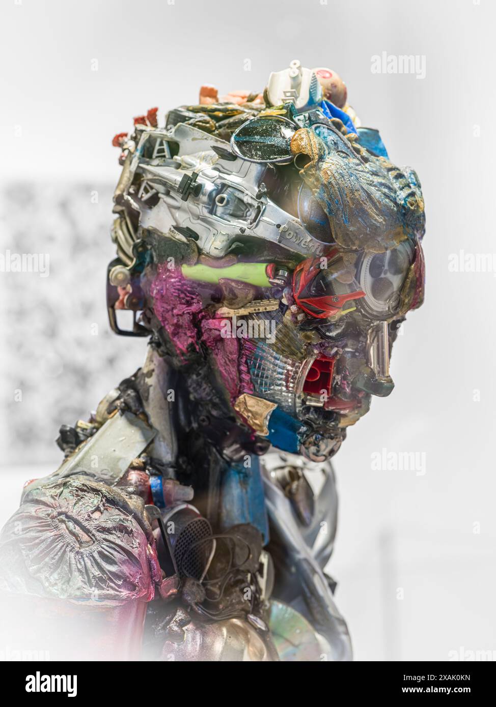 Italien, Bologna, Roboter, Kunst, dekoratives Objekt Stockfoto