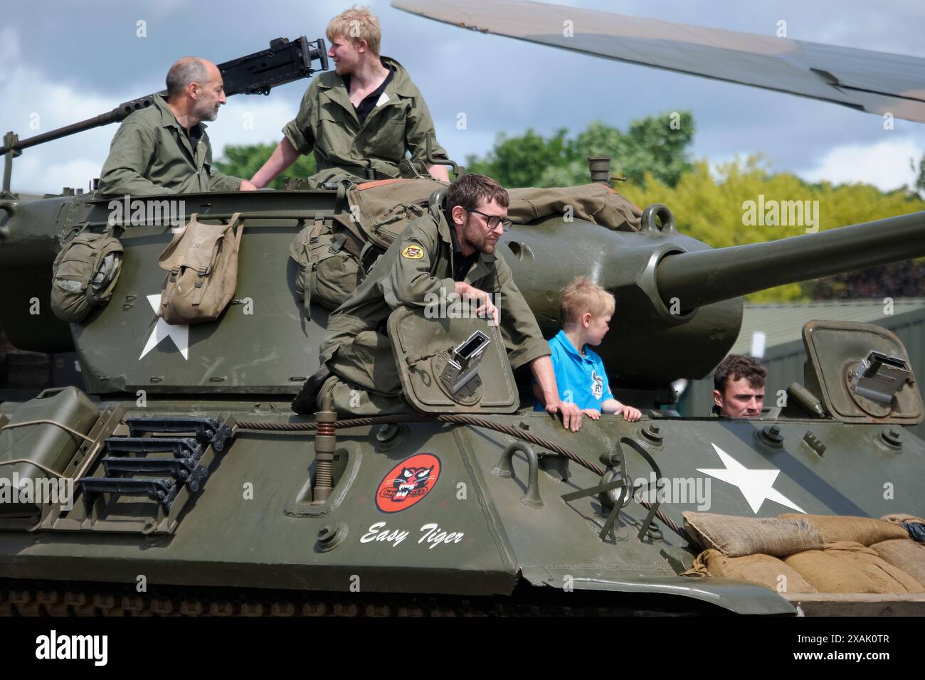 Der Panzerzerstörer M36, ursprünglich 90 mm Gun Motor Carriage, war ein amerikanischer Panzerzerstörer, der während des Zweiten Weltkriegs eingesetzt wurde Stockfoto