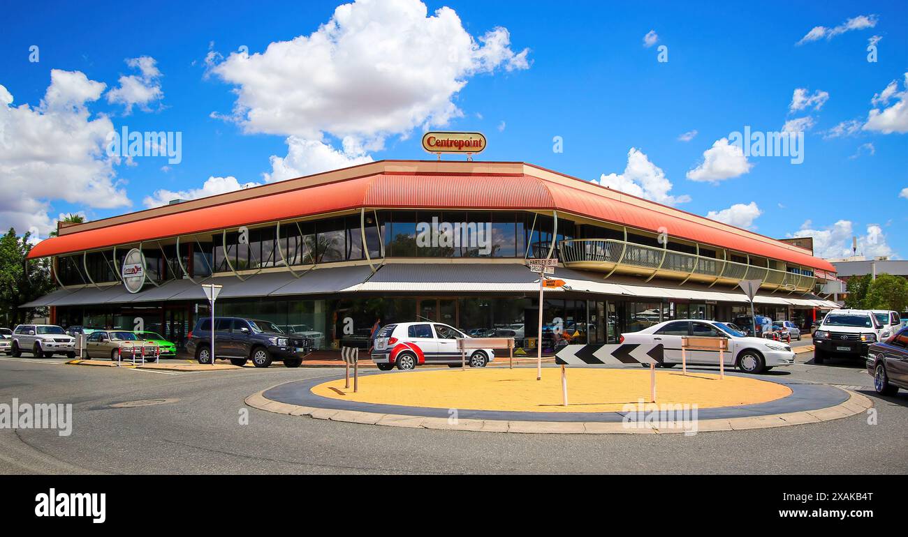 Centrepoint-Gebäude an der Hartley Street im Zentrum von Alice Springs, Northern Territory, Zentralaustralien Stockfoto