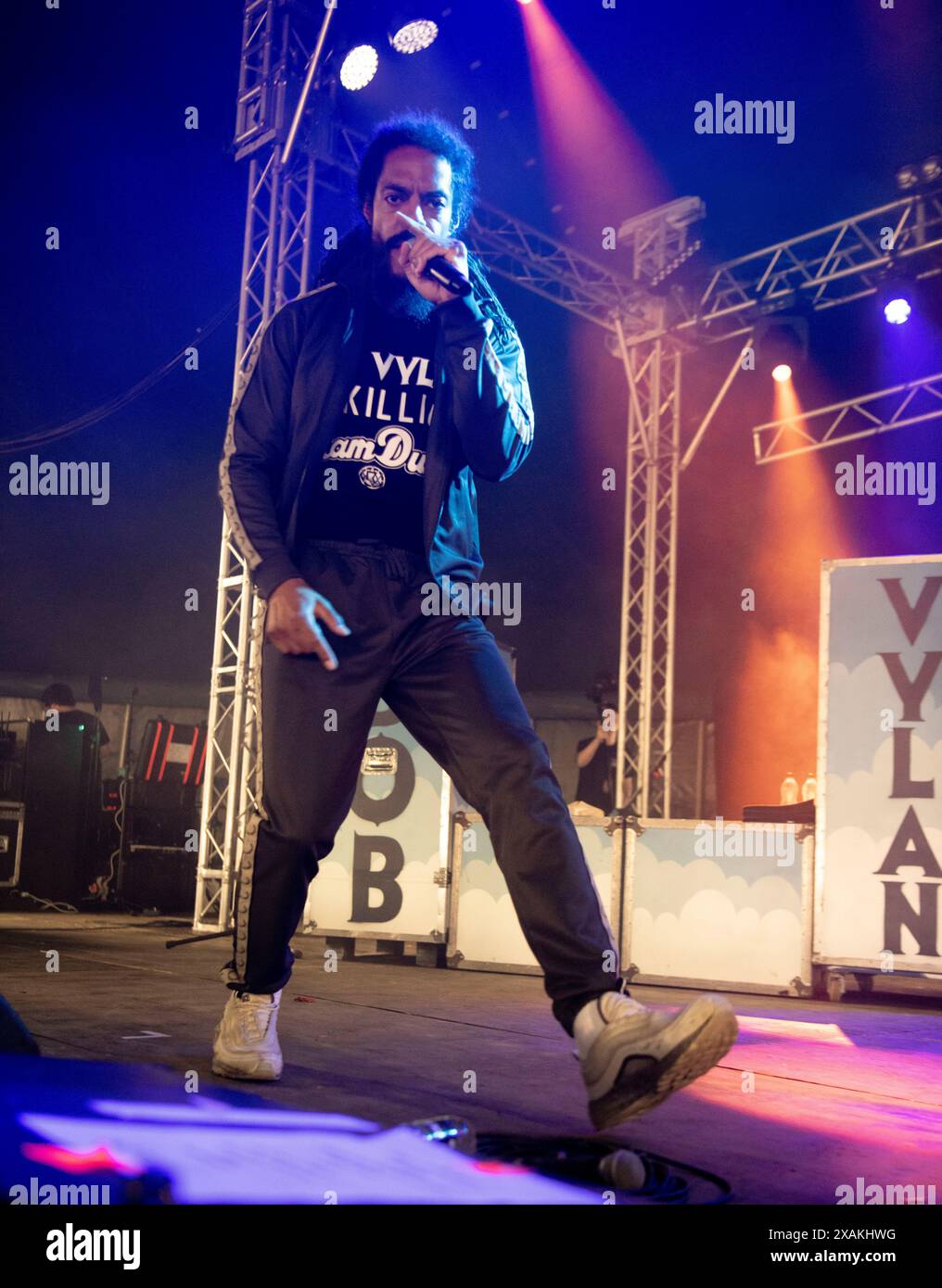 bob Vylan war beim Slam Dunk Festival 2024, Hatfield Park, Hertfordshire, Großbritannien Stockfoto