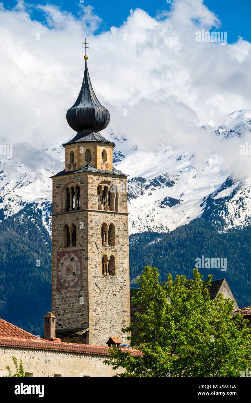 Glurns-Glorenza, Vinschgau-Vinschgau, Südtirol, Italien Stockfoto