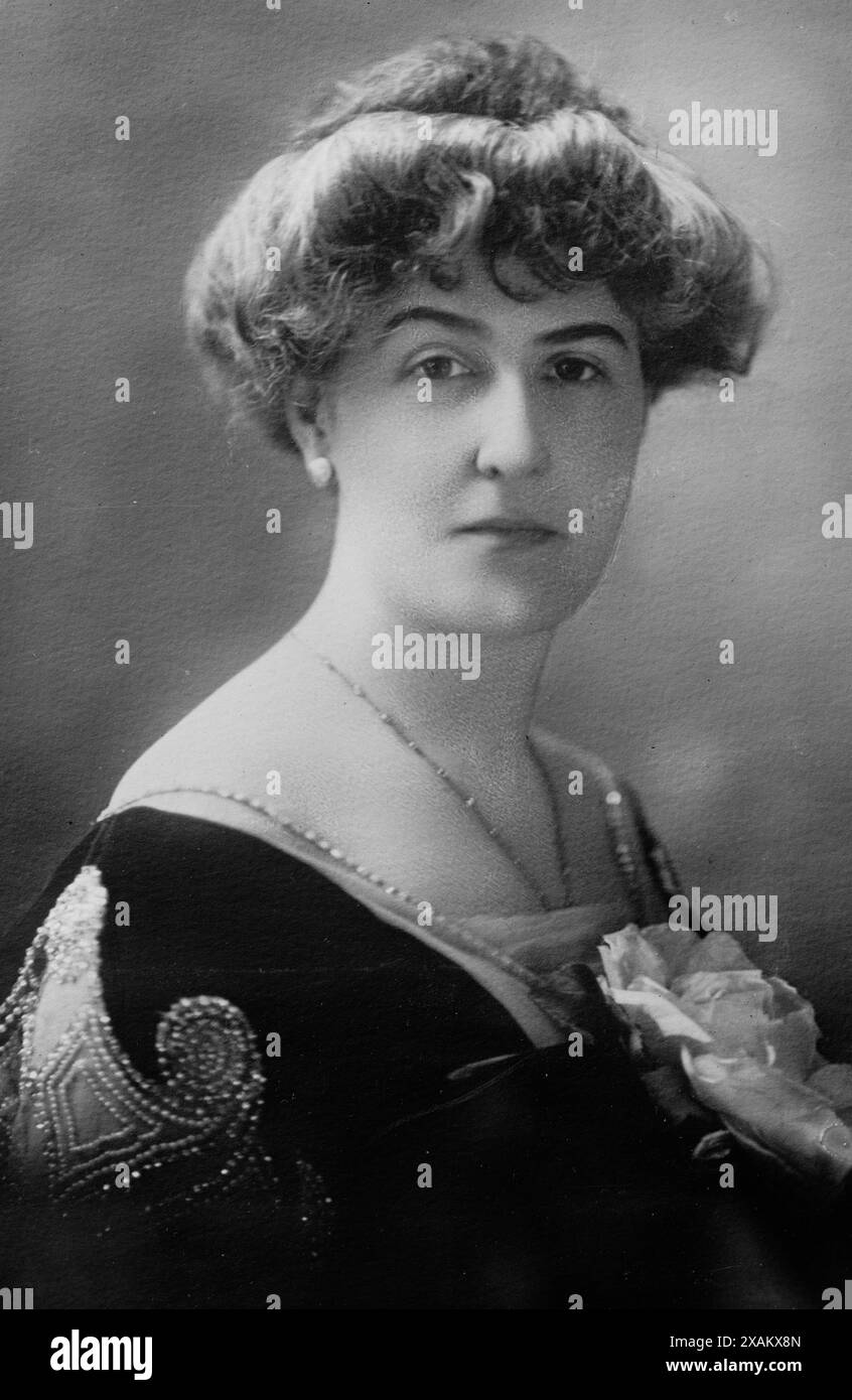 Mrs. W. P. Jackson, zwischen 1910 und 1915. Zeigt die Ehefrau des Senators William P. Jackson aus Maryland, dessen Amtszeit im März 1913 begann. Stockfoto