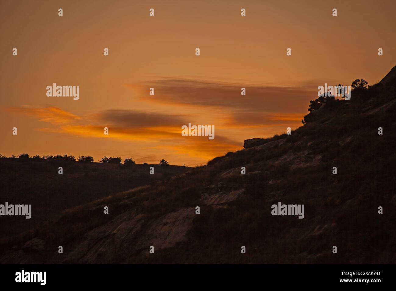 Drakensberg Dawn 16015 Stockfoto