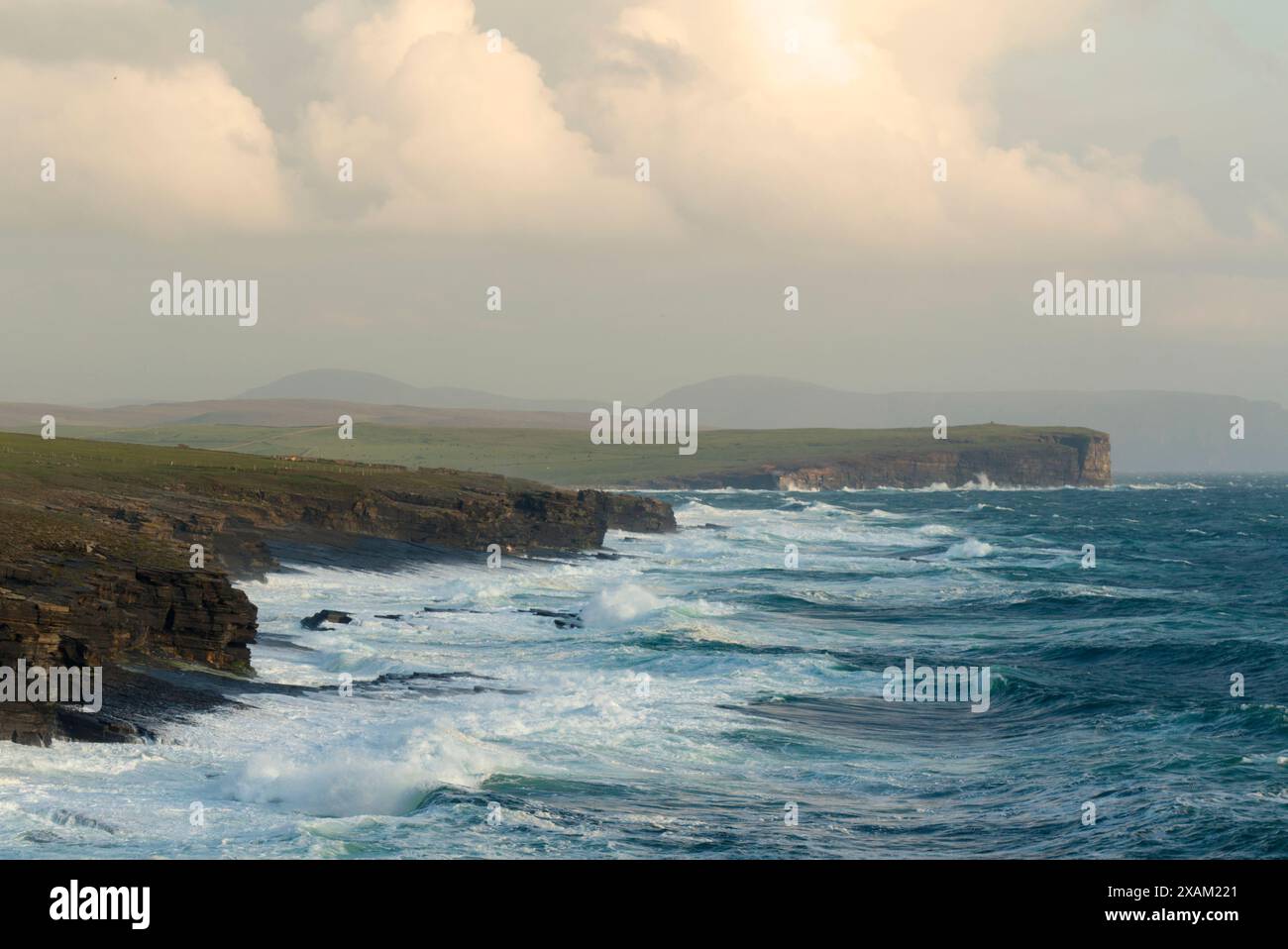 Orkney West Festland Küste Stockfoto