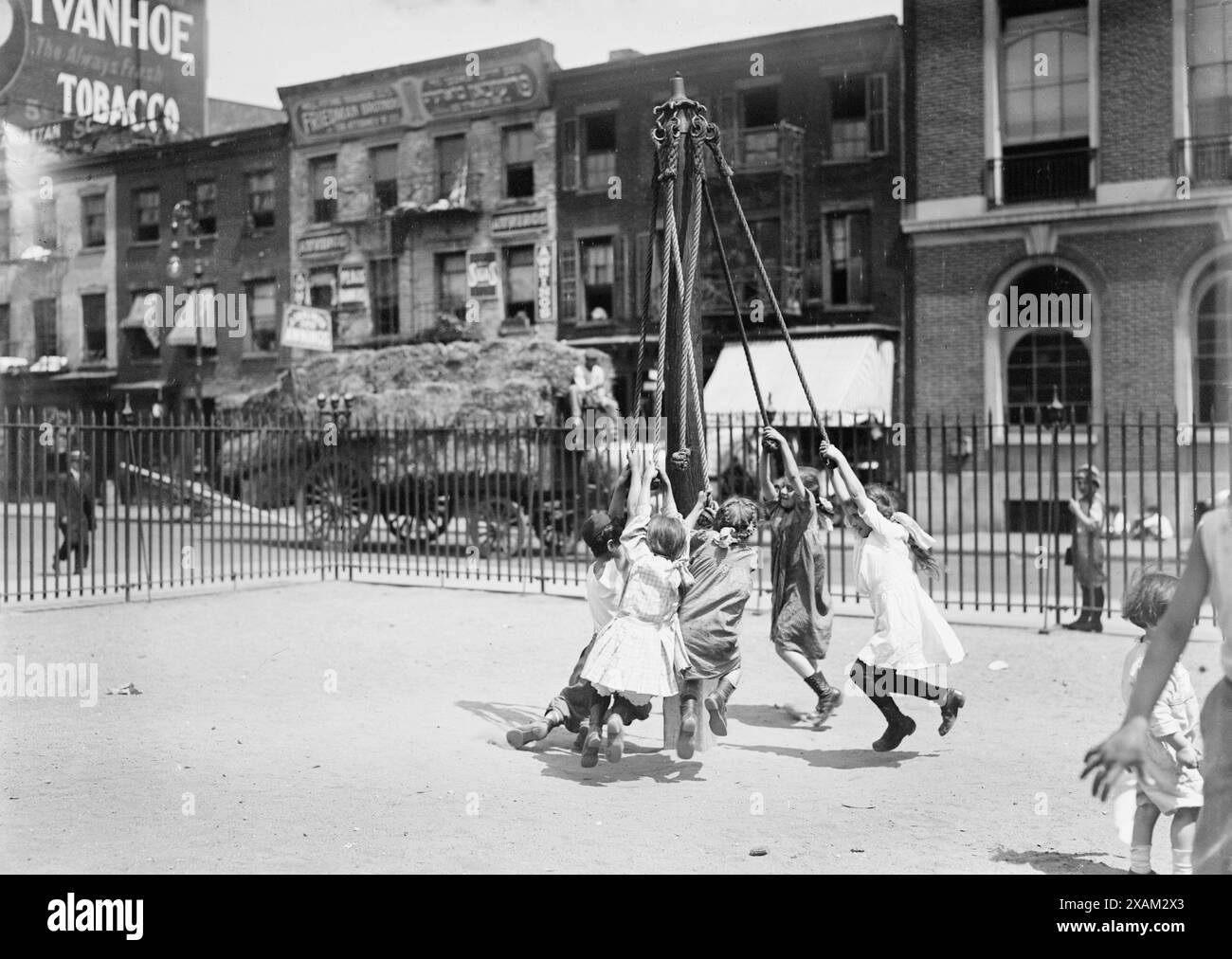 New York Spielplatz, zwischen 1910 und 1915. Stockfoto