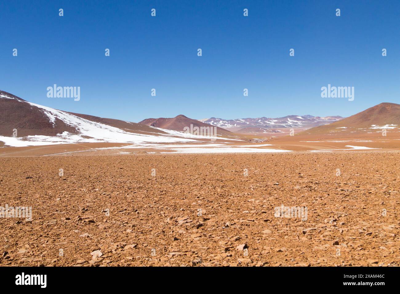 Bolivianischen Landschaft, Salvador Dali Desert View. Schöne Bolivien Stockfoto