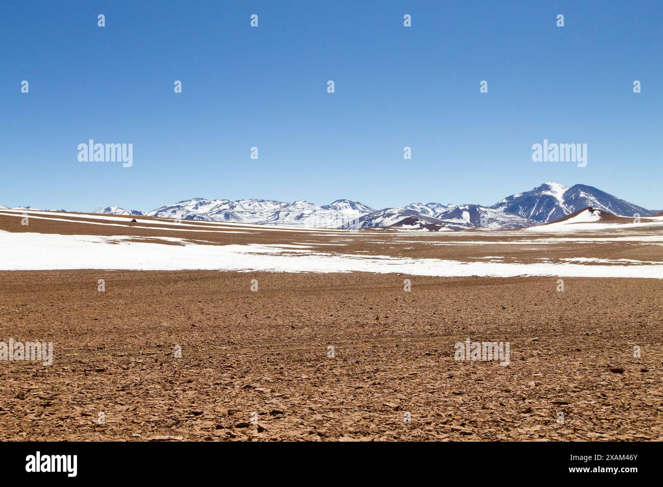 Bolivianischen Landschaft, Salvador Dali Desert View. Schöne Bolivien Stockfoto