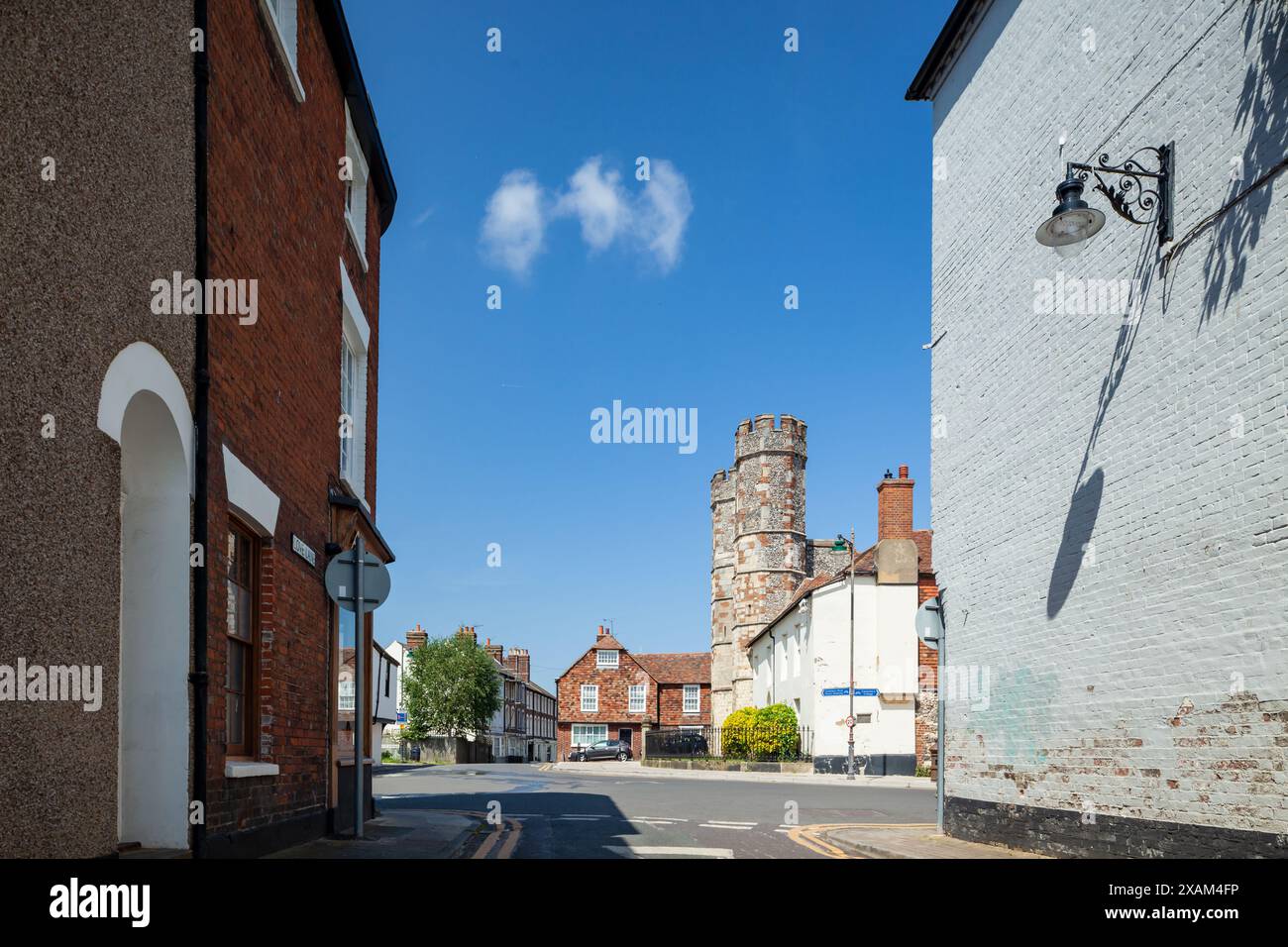 Love Lane in Canterbury, Kent, England. Stockfoto