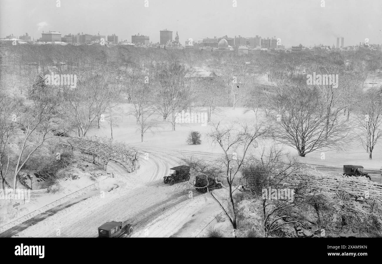 Central Park, zwischen 1910 und 1915. Stockfoto