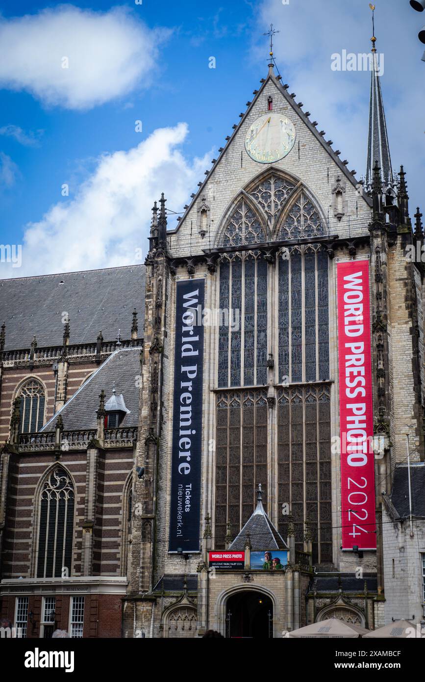 31.05.2024, AMSTERDAM, NIEDERLANDE, World Press Photo 2024 in de Nieuwe Kerk, am Dam Platz Stockfoto