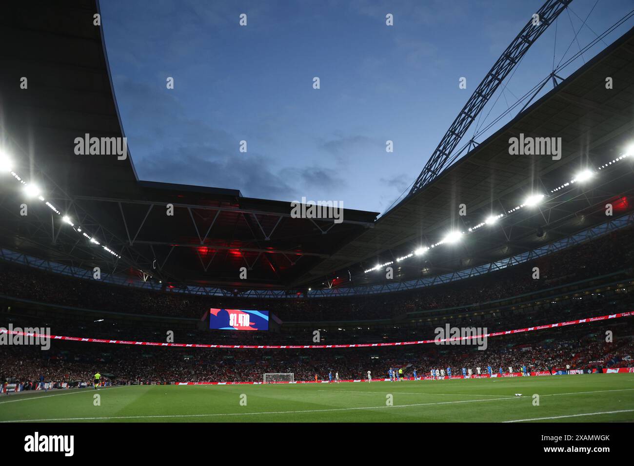 London, Großbritannien. Juni 2024. Allgemeine Ansicht beim Freundschaftsspiel England gegen Island, im Wembley Stadium, London, Großbritannien am 7. Juni 2024. Quelle: Paul Marriott/Alamy Live News Stockfoto