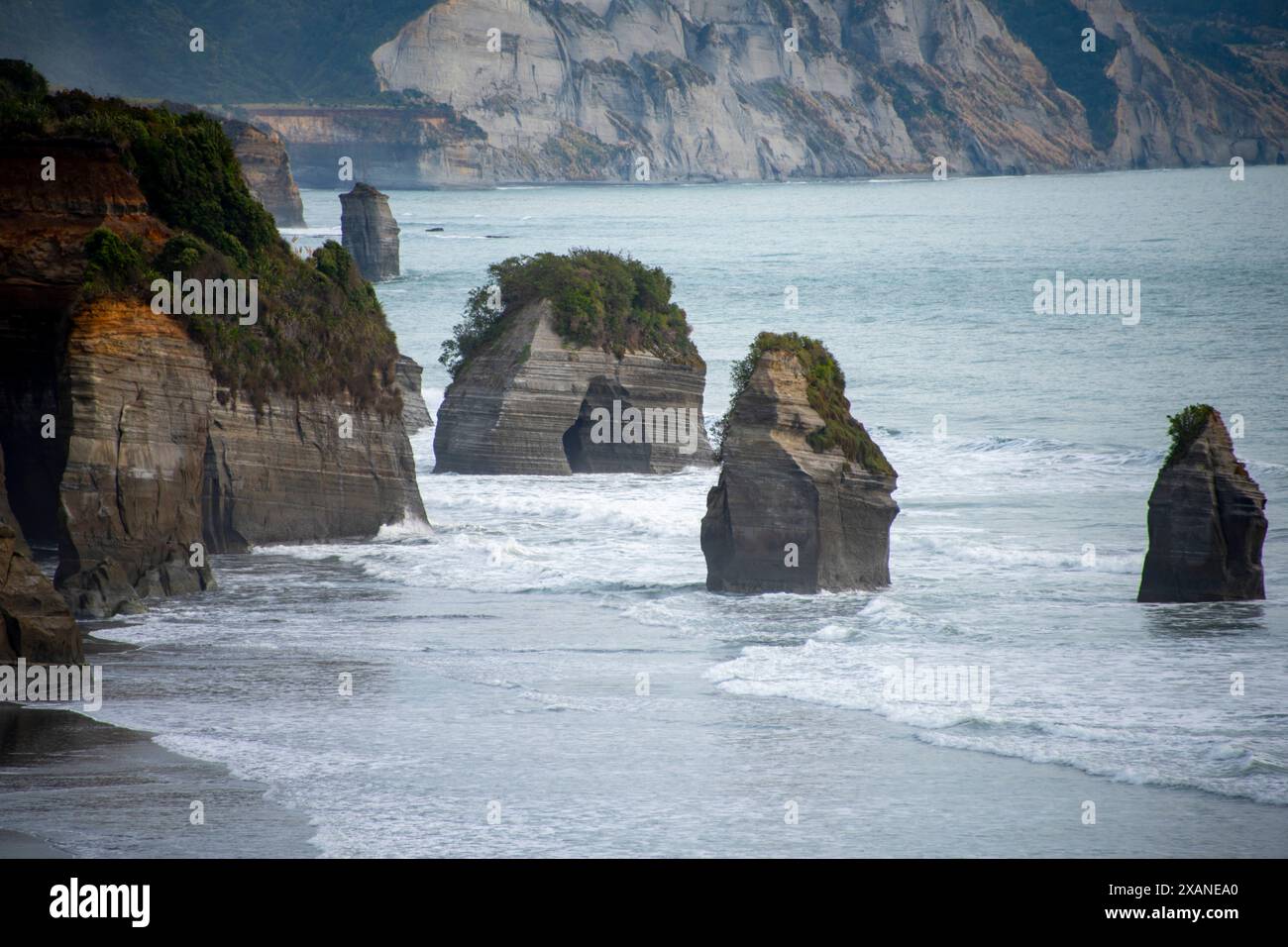 Die Drei Schwestern - Neuseeland Stockfoto