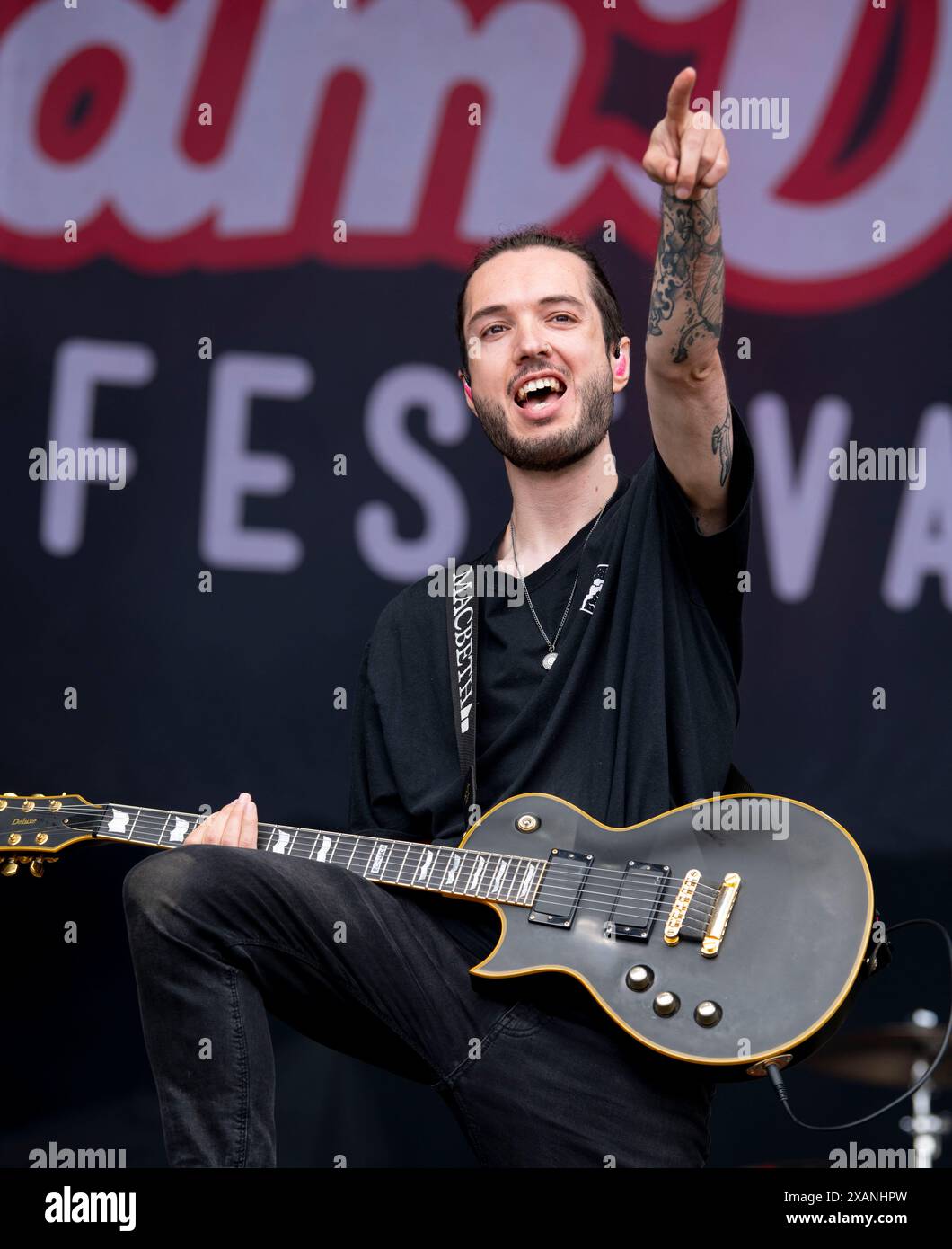 Als Dezember fällt das Slam Dunk Festival 2024, Hatfield Park, Hertfordshire, Großbritannien Stockfoto