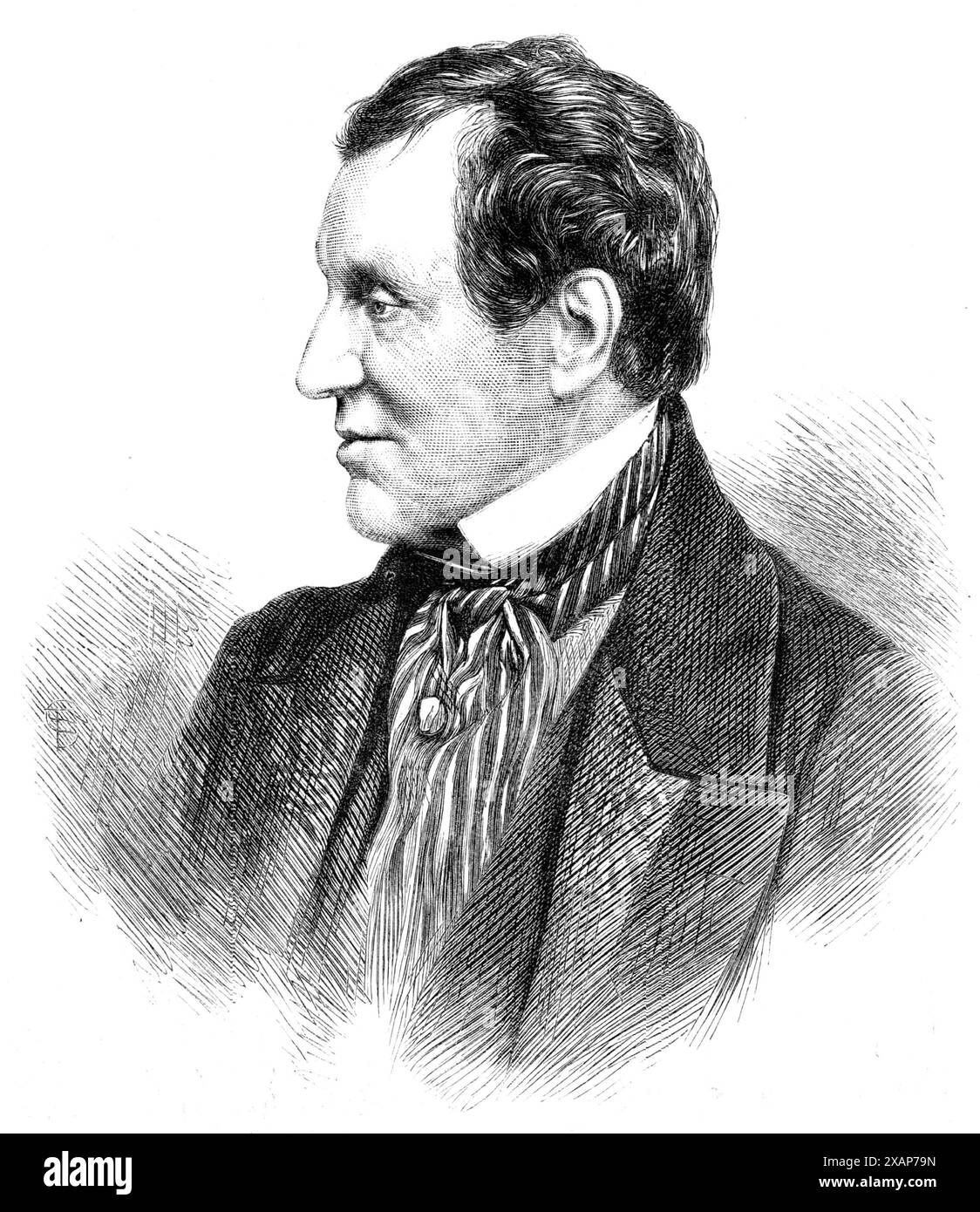 Der verstorbene Sir James Emerson-Tennent, Bart., K.C.B., 1869. Gravur von einem Foto von Mr. Mayall. Der Tod von Sir James Emerson-Tennent, einem angesehenen Mann von Briefen, Politiker und Mitglied des öffentlichen Dienstes, wurde vor 14 Tagen in diesem Journal vermerkt. Er war fast fünfundsiebzig Jahre alt. Als Sohn von Mr. Emerson, einem Kaufmann aus Belfast, besuchte er das Trinity College in Dublin und reiste nach Griechenland, um gleichzeitig mit Lord Byron ein Begeisterter für die griechische Unabhängigkeit zu sein. Er heiratete die Tochter und Erbin von Mr. Tennent, einem Bankier von Belfast, dessen Namen er zusätzlich nahm Stockfoto