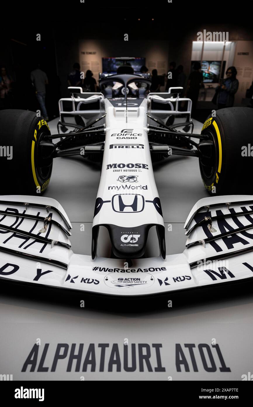 Madrid, Spanien - 13. Mai 2023: Alpha Tauri AT01 Stockfoto